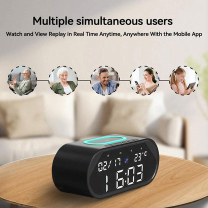 Baby Monitor Mini Clock Camera HD