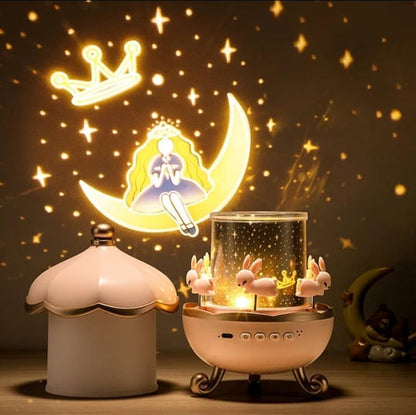 Bunny’s Carousel Projection Lamp