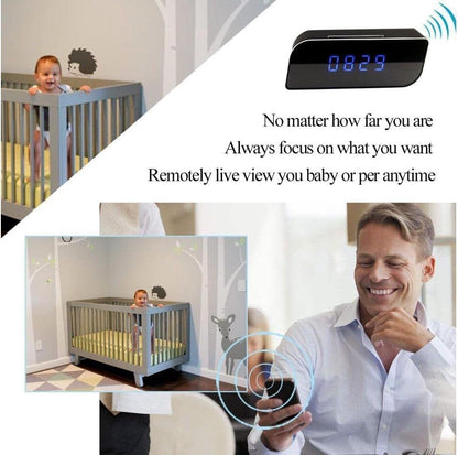 Baby Monitor Mini Clock Camera HD