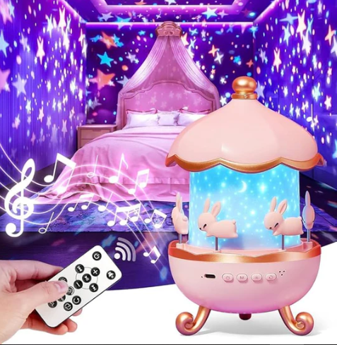 Bunny’s Carousel Projection Lamp