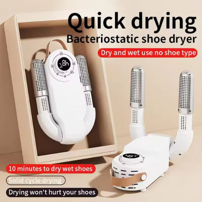 Intelligent Shoe Dryer with Adjustable Timer – Quick Drying, Deodorizing & Sterilizing Shoe Warmer