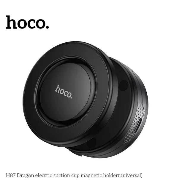 Hoco H87 Dragon – Electric Suction-Cup Magnetic Phone Holder (Universal)