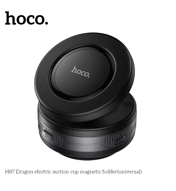 Hoco H87 Dragon – Electric Suction-Cup Magnetic Phone Holder (Universal)