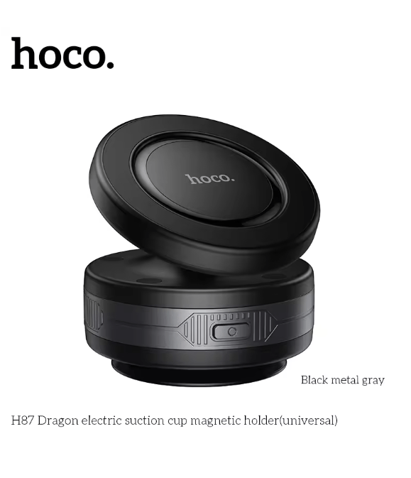 Hoco H87 Dragon – Electric Suction-Cup Magnetic Phone Holder (Universal)