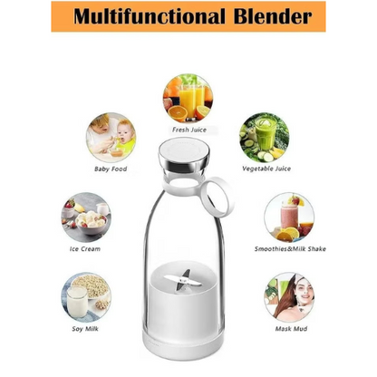 PRIMOPLUS Portable Blender – USB Rechargeable Mini Blender for Smoothies & Shakes