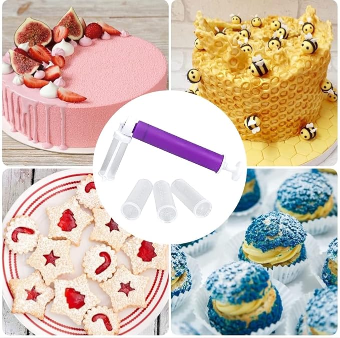 Cake Decorating Pump Set – Ergonomic Piping Tool with Multi-Style Nozzles