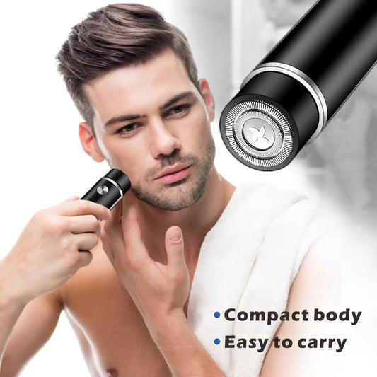 Mini Electric Shaver – Quick, Clean Shave for Busy Men